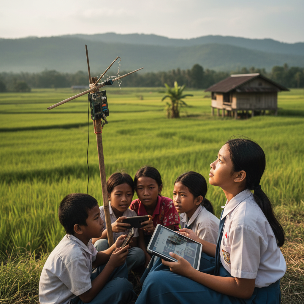 Navigating the Digital Divide: Bridging the Gap in Indonesia's Remote Learning Era